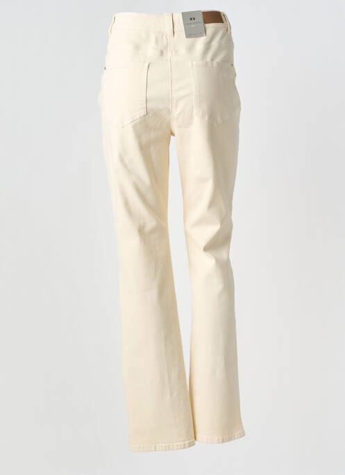Jeans coupe slim tissage brut taille normale beige DIANE LAURY femme