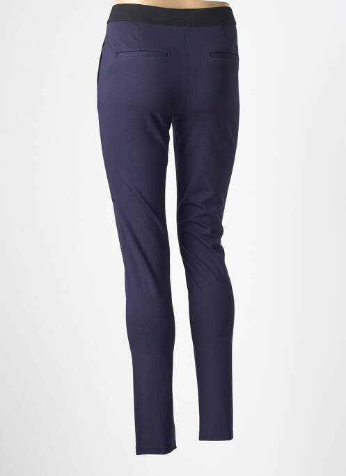 Pantalon slim taille élastique taille normale bleu DIANE LAURY femme