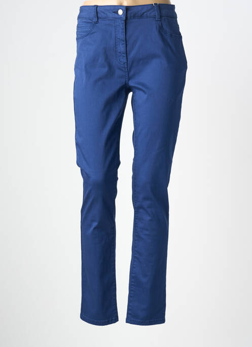 Jeans coupe slim tissage brut taille normale bleu DIANE LAURY femme