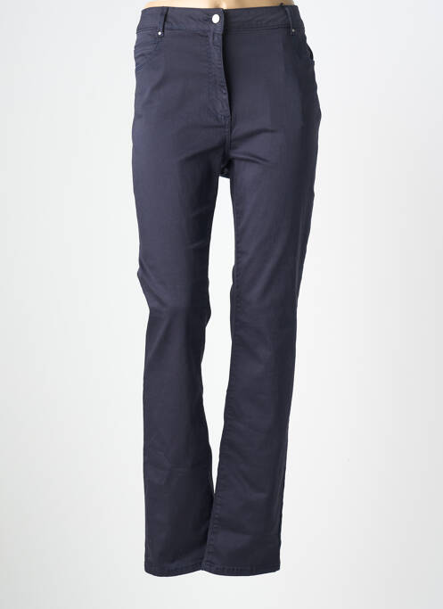Jeans coupe slim stretch taille normale bleu JULIE GUERLANDE femme