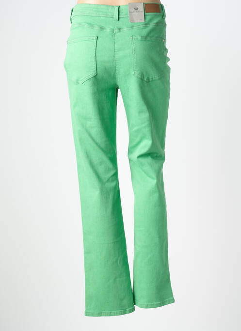 Jeans coupe slim tissage brut taille normale vert DIANE LAURY femme