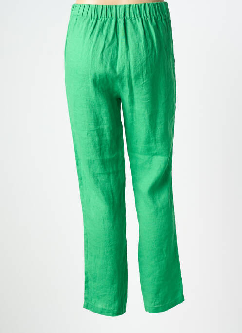 Pantalon slim taille élastique taille normale vert DEVERNOIS femme