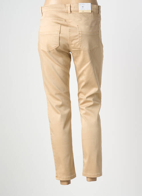 Pantalon slim tissage popeline taille normale beige BETTY BARCLAY femme