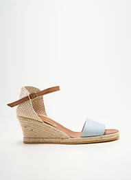 Espadrilles fermeture bride(s) talon de 4 à 6cm bleu BELLA STORIA femme