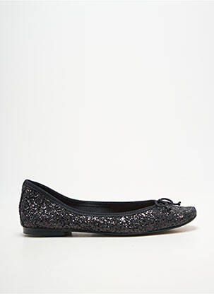 Ballerines bout carré talon plat jusqu'à 3cm noir BELLA STORIA femme