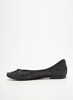 Ballerines bout carré talon plat jusqu'à 3cm noir BELLA STORIA femme