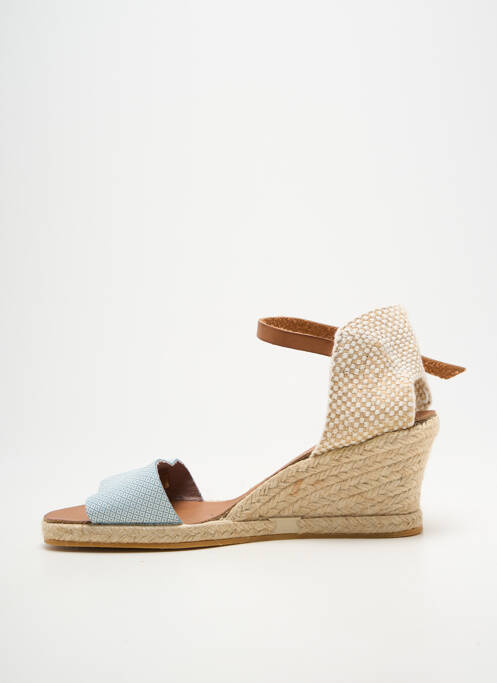 Espadrilles fermeture bride(s) talon de 4 à 6cm bleu BELLA STORIA femme