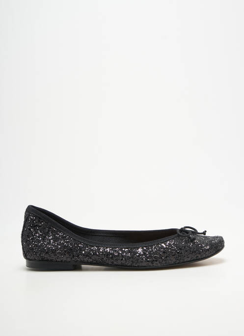 Ballerines bout carré talon plat jusqu'à 3cm noir BELLA STORIA femme