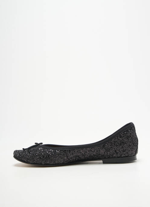 Ballerines bout carré talon plat jusqu'à 3cm noir BELLA STORIA femme