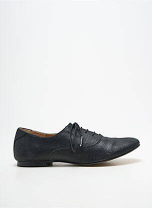 Derbies bout rond talon plat jusqu'à 3cm noir BELLA STORIA femme