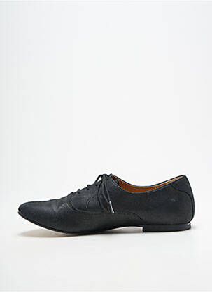 Derbies bout rond talon plat jusqu'à 3cm noir BELLA STORIA femme