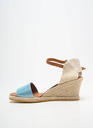 Espadrilles fermeture bride(s) talon de 4 à 6cm bleu BELLA STORIA femme