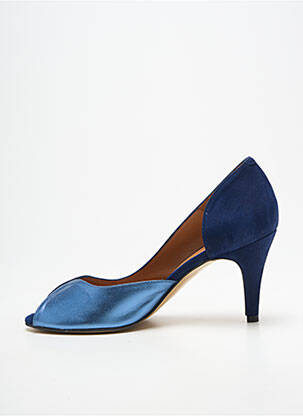 Escarpins talon aiguille talon de 7 à 9cm bleu BELLA STORIA femme