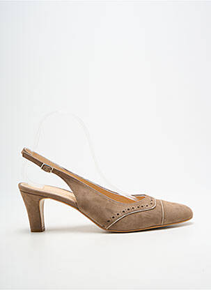 Escarpins fermeture boucle(s) talon de 4 à 6cm beige ANDREA DAPHANE femme