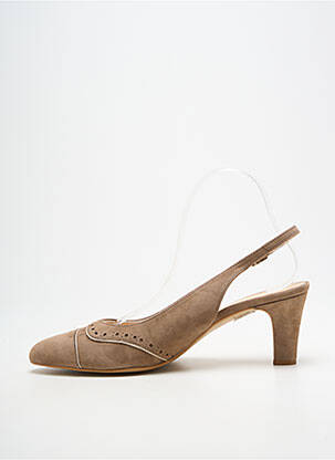Escarpins fermeture boucle(s) talon de 4 à 6cm beige ANDREA DAPHANE femme