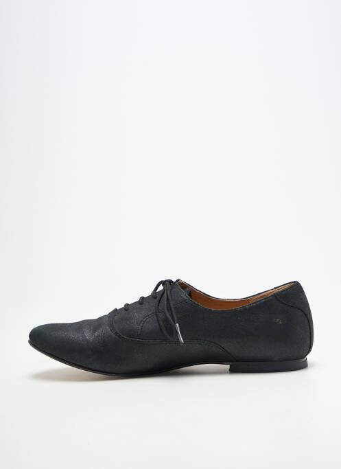 Derbies bout rond talon plat jusqu'à 3cm noir BELLA STORIA femme