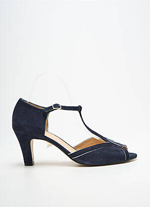 Sandales/nu pieds talon aiguille talon de 7 à 9cm bleu BELLA STORIA femme
