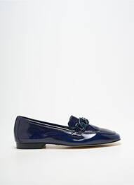 Mocassins chiquet talon plat jusqu'à 3cm bleu JB MARTIN femme