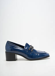 Mocassins type de semelle amortissante talon de 4 à 6cm bleu JB MARTIN femme