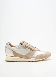 Baskets fermeture zip et lacets talon plat jusqu'à 3cm beige JB MARTIN femme