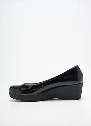Escarpins matière lisse talon de 4 à 6cm noir UNISA femme