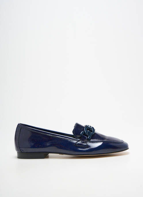 Mocassins tissage vernis talon plat jusqu'à 3cm bleu JB MARTIN femme