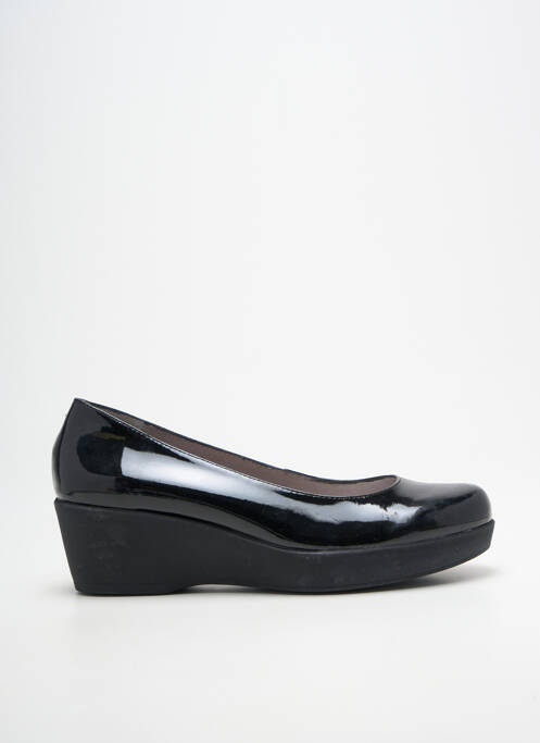 Escarpins matière lisse talon de 4 à 6cm noir UNISA femme