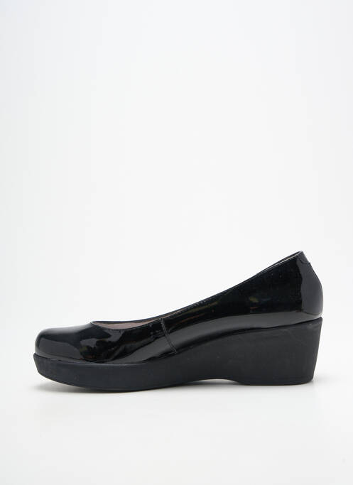Escarpins matière lisse talon de 4 à 6cm noir UNISA femme