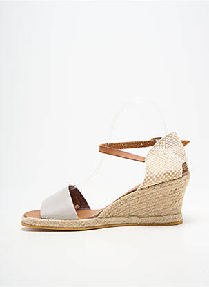 Espadrilles fermeture bride(s) talon de 4 à 6cm gris BELLA STORIA femme