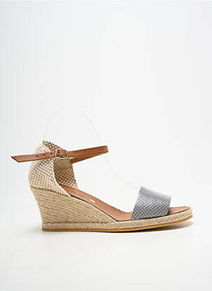 Espadrilles fermeture bride(s) talon de 4 à 6cm noir BELLA STORIA femme