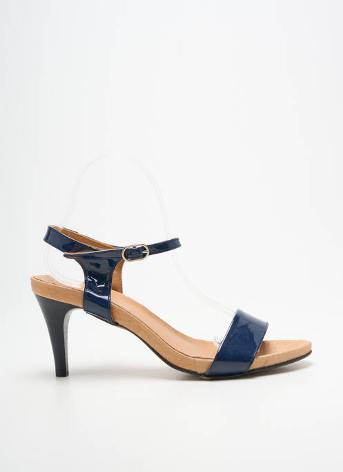 Sandales/nu pieds talon aiguille talon de 7 à 9cm bleu BELLA STORIA femme