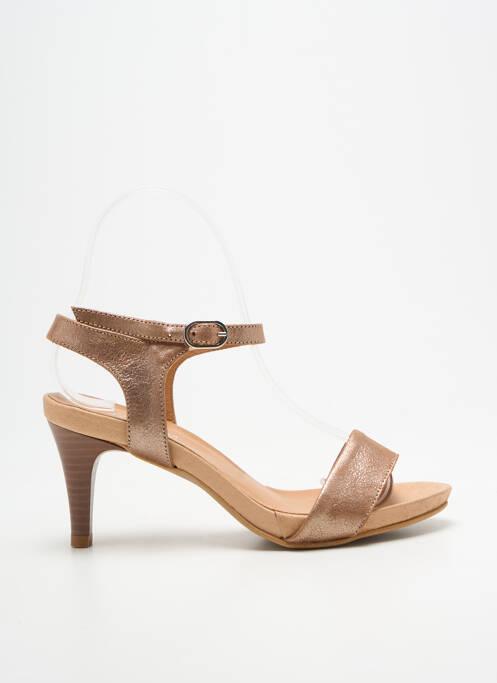 Sandales/nu pieds talon aiguille talon de 7 à 9cm marron BELLA STORIA femme