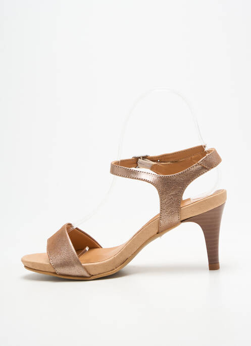 Sandales/nu pieds talon aiguille talon de 7 à 9cm marron BELLA STORIA femme