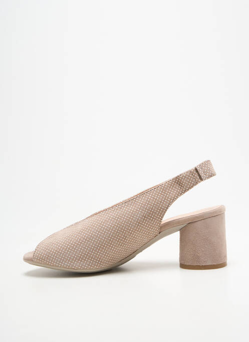 Sandales/nu pieds talon bottier talon de 4 à 6cm beige BELLA STORIA femme