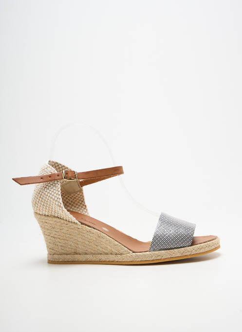 Espadrilles fermeture bride(s) talon de 4 à 6cm noir BELLA STORIA femme