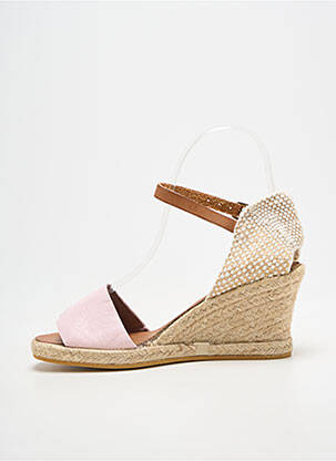Espadrilles fermeture bride(s) talon de 4 à 6cm rose BELLA STORIA femme
