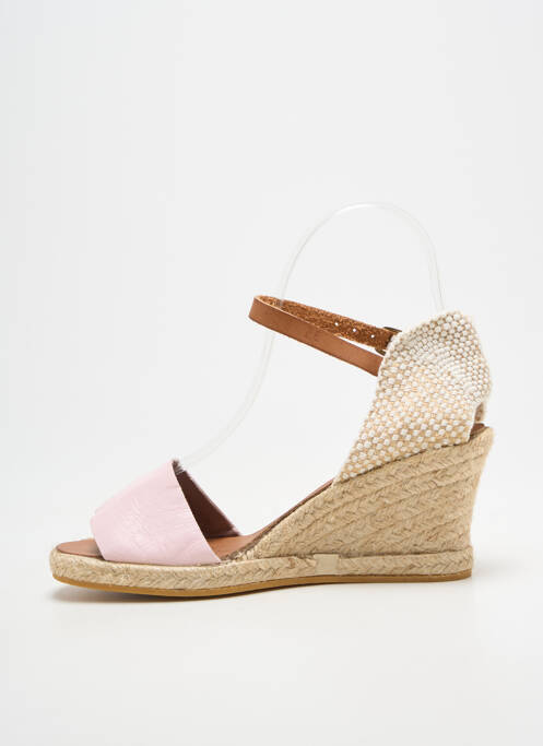 Espadrilles fermeture bride(s) talon de 4 à 6cm rose BELLA STORIA femme