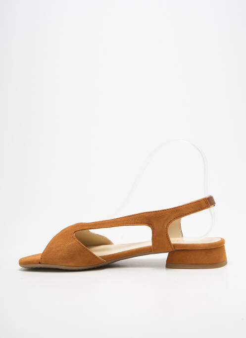 Sandales/nu pieds bout ouvert talon plat jusqu'à 3cm marron BELLA STORIA femme