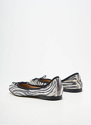 Ballerines bout carré talon plat jusqu'à 3cm noir BELLA STORIA femme
