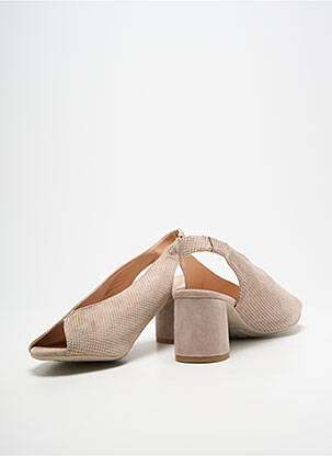 Escarpins talon bottier talon de 4 à 6cm beige BELLA STORIA femme