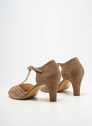 Sandales/nu pieds fermeture boucle(s) talon de 4 à 6cm marron BELLA STORIA femme