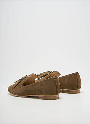 Mocassins chiquet talon plat jusqu'à 3cm marron JB MARTIN femme