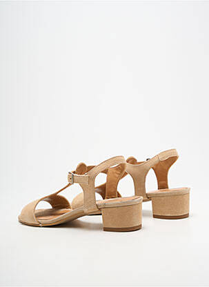 Sandales/nu pieds talon bottier talon de 4 à 6cm beige BELLA STORIA femme