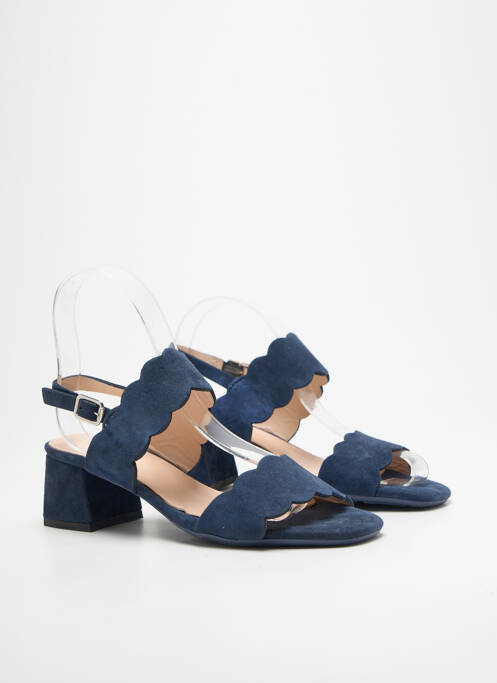 Sandales/nu pieds talon bottier talon de 4 à 6cm bleu BELLA STORIA femme