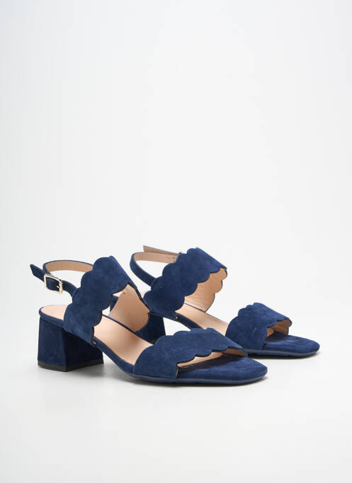 Sandales/nu pieds talon bottier talon de 4 à 6cm bleu BELLA STORIA femme
