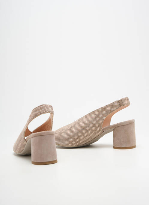 Sandales/nu pieds talon bottier talon de 4 à 6cm beige BELLA STORIA femme