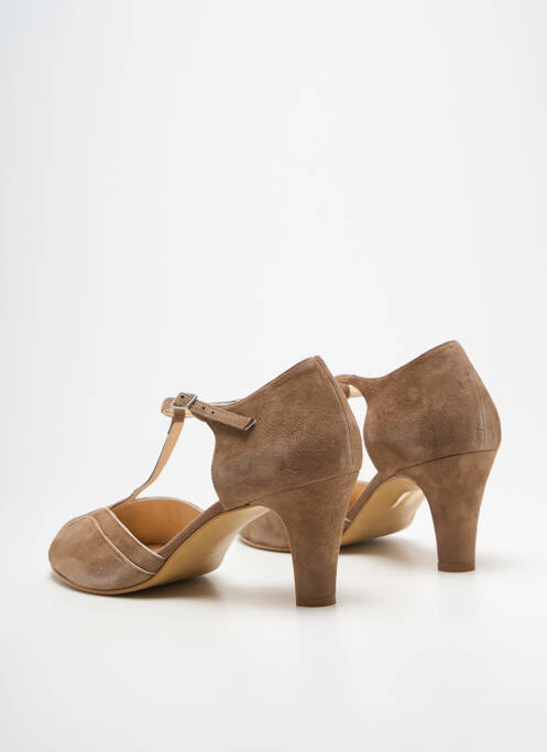 Sandales/nu pieds talon aiguille talon de 4 à 6cm marron BELLA STORIA femme