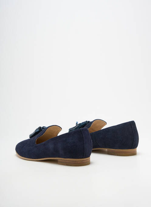 Mocassins chiquet talon plat jusqu'à 3cm bleu JB MARTIN femme
