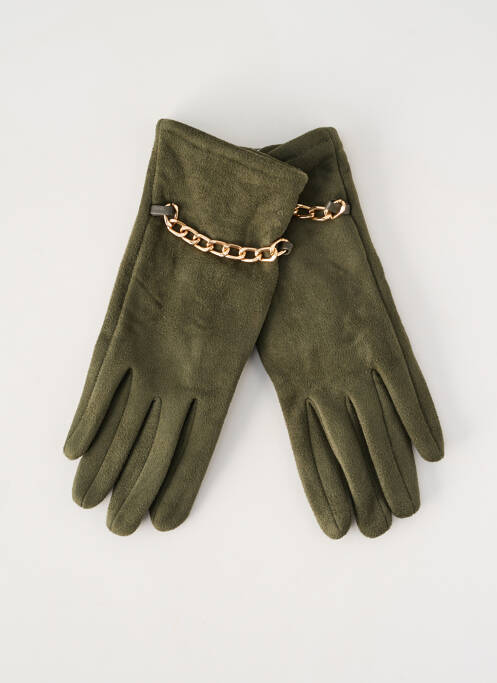 Gants vert JULIE GUERLANDE femme