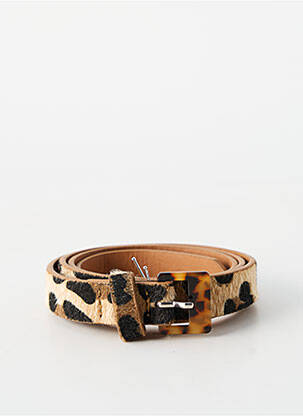 Ceinture imprimé animal beige C'EST BEAU LA VIE femme